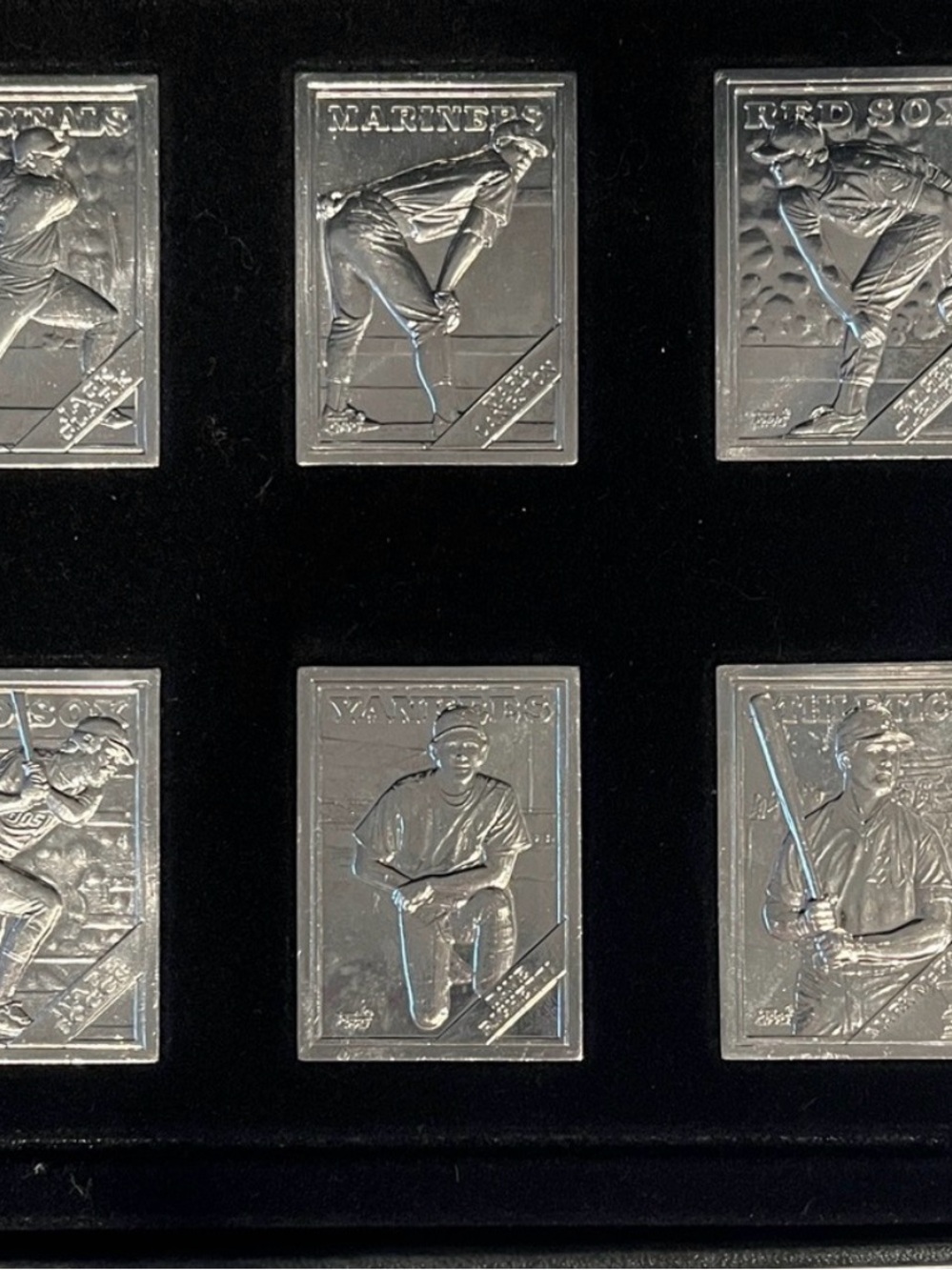 Topps Gallery OF Champions! SILVER playing cards and storage display, Topps COA - Picture 10 of 11